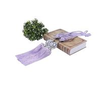 UALXPAO Attaches de Rideaux 2Pcs Decorative Curtain Rope Tie Backs Beaded Tassel Fringe Tiebacks for Clip Home Decor Holder Buckle pour Décoration de Maison(Violet)