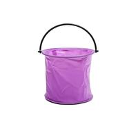 UALXPAO Camping Seau Pliable Lot de 2 seaux rétractables for la pêche, Pliables, carrés, for Salle Bain et Cuisine(Purple)