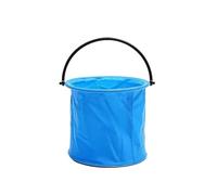 UALXPAO Camping Seau Pliable Lot de 2 seaux rétractables for la pêche, Pliables, carrés, for Salle Bain et Cuisine(Blue)