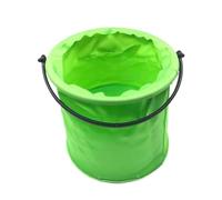 UALXPAO Camping Seau Pliable Lot de 2 seaux rétractables for la pêche, Pliables, carrés, for Salle Bain et Cuisine(Green)