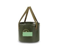 UALXPAO Camping Seau Pliable Seau Multifonction d'extérieur 5 L/10 L, Pliable, Portable, de Voyage, Grande capacité, for Le Camping et la pêche(Green 10L)