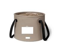 UALXPAO Camping Seau Pliable Seau Pliable de 10 L, Grande capacité, avec poignée, léger, for la pêche, Le Pique-Nique et Jardinage