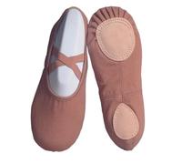 UALXPAO Chaussures de Ballet for Femmes, Pantoufles de Danse for Enfants, Semelle Souple, Chaussures Professionnelles d'entraînement de Danse en Toile for Le Ballet Chausson De Danse(Dark Pink,39)