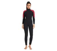 UALXPAO Combinaison de Plongée Néoprène Combinaison en néoprène for Femmes, 3.0mm, Une pièce épaisse, Maillot de Bain for plongée Eau Froide, Surf pour plongée Snorkeling