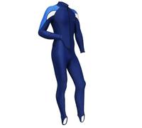 UALXPAO Combinaison de Plongée Néoprène Costume de plongée sous-Marine à Manches Longues avec crème Solaire for Homme Blanc, 4XL pour plongée Snorkeling