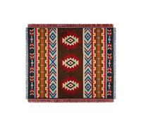 UALXPAO Couverture Pique Nique Couverture de Pique-Nique Camping rétro, jeté Loisirs, Housse canapé, Tapisserie littéraire, Tapis Voyage pour Pique-Nique Camping Plage extérieu(A,130X160CM)
