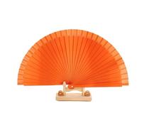 UALXPAO Éventail Pliant Pure Color Wood Folding Fan Dance Performance Prop Women Wooden Hand Fans Fold Wedding Party Home Decor(Color10)