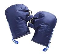 UALXPAO Gants pour Guidon de Moto 1 Paire Coupe-Vent imperméable à la Pluie Hiver Garder au Chaud Guidon poignée Garde Couverture Gants for Moto Scooter vélo(Dark Blue)