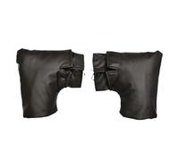 UALXPAO Gants pour Guidon de Moto Gants de Guidon Moto, Chauffe-Mains vélo Route, Mitaines imperméables, Couverture Thermique d'hiver(Black)