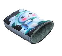 UALXPAO Gants pour Guidon de Moto Gants de Guidon Moto, Coupe-Vent, imperméables, Chauffe-Mains, Doublure isolée en Peluche, for vélo, Scooters, motoneiges(F)