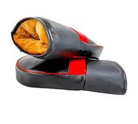 UALXPAO Gants pour Guidon de Moto Housse de Guidon Moto, Gants Pare-Brise vélo d'hiver, Coupe-Vent, poignée Chaude, Bande réfléchissante épaisse(Without Reflective Stripes)