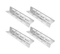UALXPAO Plaques chauffantes pour Barbecue Lot de 4 plaques chauffantes en Acier Inoxydable for Four à gaz, grilles, déflecteurs, Accessoires