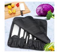 UALXPAO Pochette à couverts Sacoche de rangement portable for couteaux chef, 8 emplacements, avec bandoulière