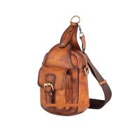 UALXPAO Sacs à bandoulière en cuir Sac à bandoulière en cuir de vache for homme, sac décontracté for, poitrine, messager for