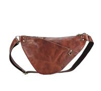 UALXPAO Sacs à bandoulière en cuir Sac à bandoulière vintage en cuir for homme, sacoche de voyage décontractée