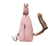 UALXPAO Sacs à bandoulière en cuir Sac bandoulière style vintage, sac à géométrique, petit main for femme(Pink)