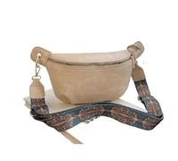 UALXPAO Sacs à bandoulière en cuir Sac de poitrine for femme, bandoulière large tricotée, couleur unie, sac décontracté et polyvalent(Color 4)