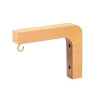 UALXPAO Support pour panier suspendu Lot de 1 ou 2 crochets muraux en bois for plantes, for suspendre des pots fleurs, lanternes, carillons éoliens, balcons, décorations for la maison(1pc)