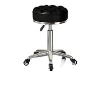 UALXPAO Tabouret Roulant Chaise de beauté spécialement conçue for Les Salons, Tabouret Rond à poulie rotative réglable for Salon Coiffure(Color 36)