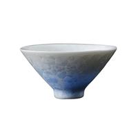 UALXPAO Tasse à thé Tasses à thé en céramique émaillée cristalline de qualité supérieure - Service Zen Kungfu, motif floral et conique, coffret cadeau fait main, cuit au four(Size d)