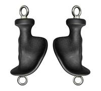 UALXPAO Tirage vers Le Bas avec Corde pour Triceps Corde à Triceps, poignées de Traction latérale, poulie, câble, Fixation Machine, Barre d'aviron, poignée d'entraînement Musculaire des Bras(Grip)