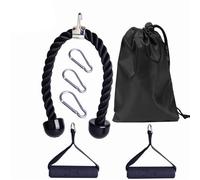 UALXPAO Tirage vers Le Bas avec Corde pour Triceps Lot de 7 Cordes Bras for Biceps, avec Cordon Serrage, équipement d'entraînement for Triceps, Portable et Durable, Sport Plein air