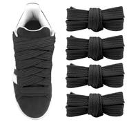 UamGlsob 2 Paires Lacets Plats Larges 20mm Pour Campus 00s Baskets | Résistantes Épais pour Chaussures Rétro, Skate et Sneakers
