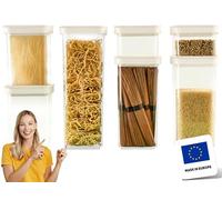 uandu Lot de 7 boîtes de conservation hermétiques avec couvercle | Boîte de rangement pour cuisine et organisation | Sans BPA | Organiseur de cuisine | Boîtes de conservation pour tous les aliments