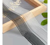 UANGLI Bande élastique Transparente en Fil de Poisson de 10m, Peut être Proche du Corps et Ceinture en Maille Respirante, Bricolage de sous-vêtements, Accessoire de Couture