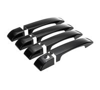 UANGLI Des Pièces De Rechange Garnitures De Poignées De Porte Extérieures Noires Brillantes Pour Land Rover Range Rover Pour Vogue L322 2002-2012