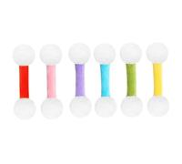 Uanqfegy Coton-Tige Jouets pour Chat avec Herbe à Chat 6 pièces géant Q Tip Mordant-Jouets à mâcher pour Chatons et Chats d'intérieur