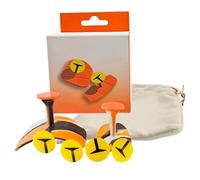 Uanqfegy Ensemble de Bandes antidérapantes en Silicone pour poignée de Golf, bâton d'alignement d'aide à l'entraînement pour Gants Golf