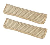 Uanqfegy Ensemble de Jouets Kicker à l'herbe à Chat, 2 pièces, Tapis gratter interactif en Sisal et Jouet de Dentition pour Chats, soulagement l'anxiété résistant aux morsures