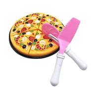 Uanqfegy Ensemble de Nourriture de Jeu Pizza-9 pièces Jouets Coupe Cuisine Simulation, éducatifs pour Les Enfants