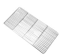 Uanqfegy Grille de Gril en Acier Inoxydable, Grille en Maille soudée en Forme de V qualité Alimentaire pour Accessoires Barbecue et grillades/20x12 Pouces