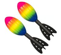 Uanqfegy Jouet Lanceur de Mousse, 2 pièces de Jouets d'extérieur pour Enfants 11.42 Pouces, Conception dégradée Couleurs, Mousse PU Souple sans Danger pour Le Jeu