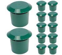 Uanqfegy Lot de 12 appâts à escargots pour Jardin avec Couvercle - Attrape-escargots en Plastique PP pour Jardin extérieur, pelouse et Protection des Plantes