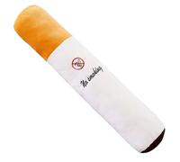 Uanqfegy Oreiller à Cigarettes - Oreiller cylindrique de 12 Pouces, Peluche Longue en Coton pour la Maison