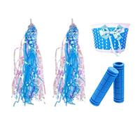 Uanqfegy Panier de vélo pour Fille, Streamer, poignée de vélo, Gants, lot 5, Accessoires pour Fille