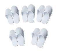 Uanqfegy Pantoufles d'hôtel - Pantoufles de spa en coton blanc, pour les fêtes d'invités, conviennent à la plupart des hommes et des femmes