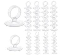 Uanqfegy Petit Support de Plante à Ventouse 50 pièces pour Tuyau d'air d'aquarium - Support de Plante à air pour Organiser Le thermomètre Tuyau Pompe Eau sur la fenêtre 'Aquarium en Verre Salle