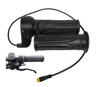 Uanqfegy Remplacement étanche de l'accélérateur à Torsion complète pour vélo électrique, poignée de en ABS avec poignée Confortable pour vélo électrique