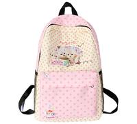 Uanqfegy Sac à dos chat Kawaii, sac d'école japonais mignon de capacité pour filles