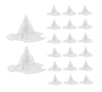 Uanqfegy Tampon de Maille de Pot fleur-20 pièces écran Drainage Grille inférieure Plantes en Forme cône, empêche la Perte Sol