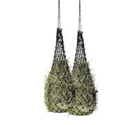 Uanratg 2 PièCes Filet à Foin à Alimentation Lente Mangeoire à Foin Sac à Foin Filet à Foin pour Filet à Foin à Alimentation Lente 40 Pouces de Longueur avec Trous de 2 Pouces