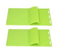 Uanratg Moule en Silicone de 5.4mm pour Feuille de Cire d'abeille, Moule pour Tampon de Fondation en Cire d'abeille, Équipement D'Apiculture, Fondation de Ruche Facile à Utiliser, de Couleur Verte.