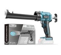 Uaoaii Pistolet à Silicone Electrique 21V, Pistolet à Cartouche à Vitesse Réglable, Pistolet Mastic Electrique Compatible avec les Makita-18V Batteries, Idéal pour Calfeutrer, Remplir, Scellage - Méc