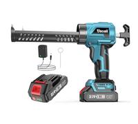 Uaoaii Pistolet Silicone Electrique Compatible avec Makita 18V-Batterie, Pistolet Cartouche Electrique de 10oz/300ml, Réglage à 4 Vitesses pour le Remplissage et le Scellement (Exclure la Batterie)