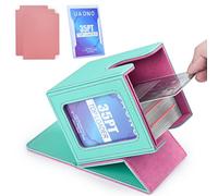 UAONO Boîte de rangement pour cartes avec affichage MTG Commander, peut contenir plus de 100 cartes à double pochette, boîte de rangement pour cartes TCG/PTCG/Sports avec 2 intercalaires, 1 chargeur