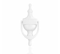 UAP Heurtoir de porte urne victorien pour porte d'entrée - 15,2 cm - Blanc classique - Meuble de porte avec fixations universelles - Design traditionnel avec option autocollante (blanc)